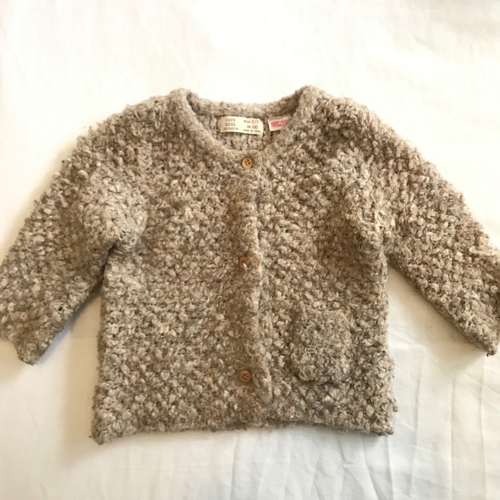 Zara collection baby cardigan